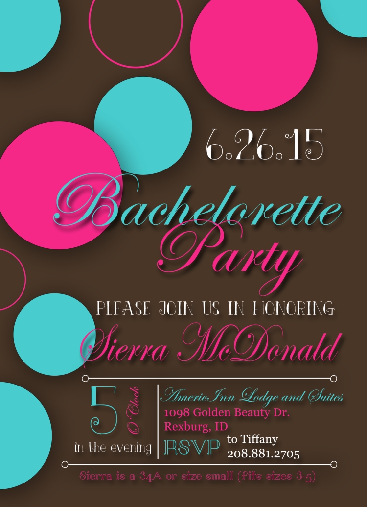 Bachelorette Party Invitation Final